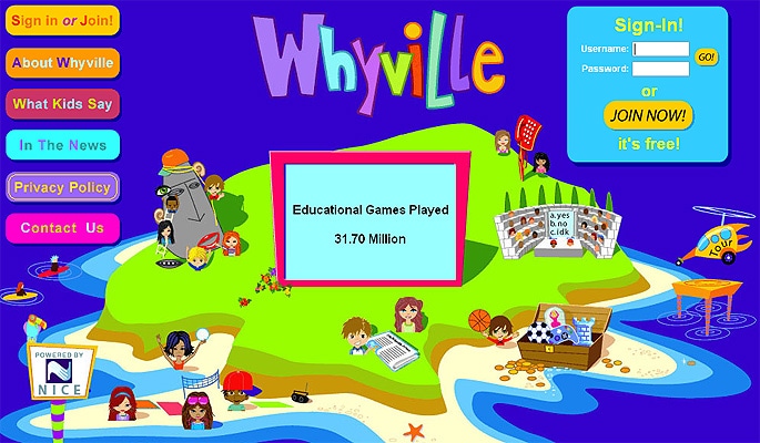 Whyville - a serious game