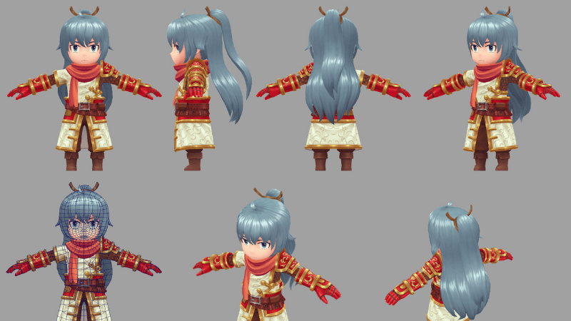 Goken’s 3D character by GIANTY
