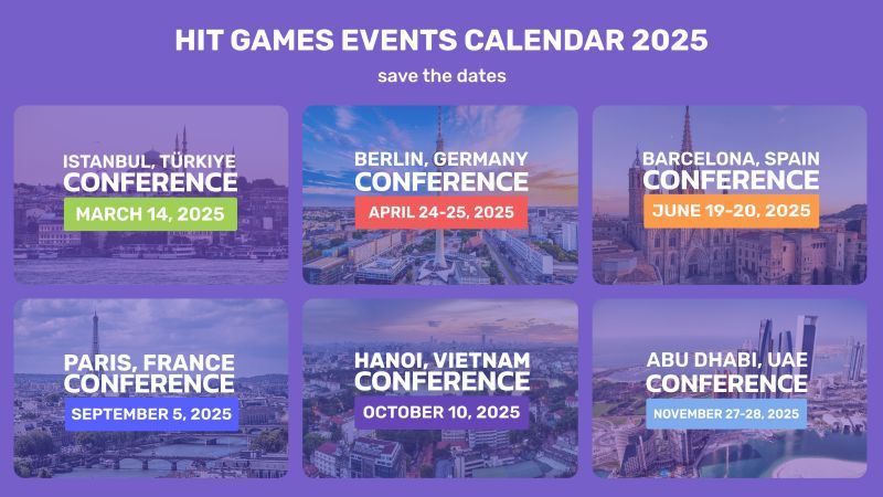 HIT games events calendar 2025