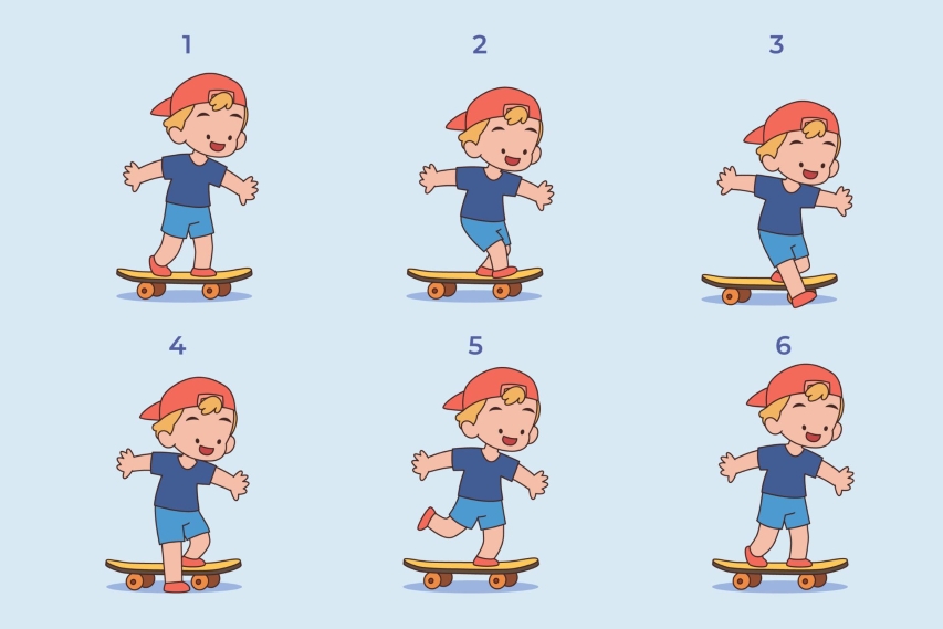 Illustration of Hand-drawn and Frame-by-frame Animations