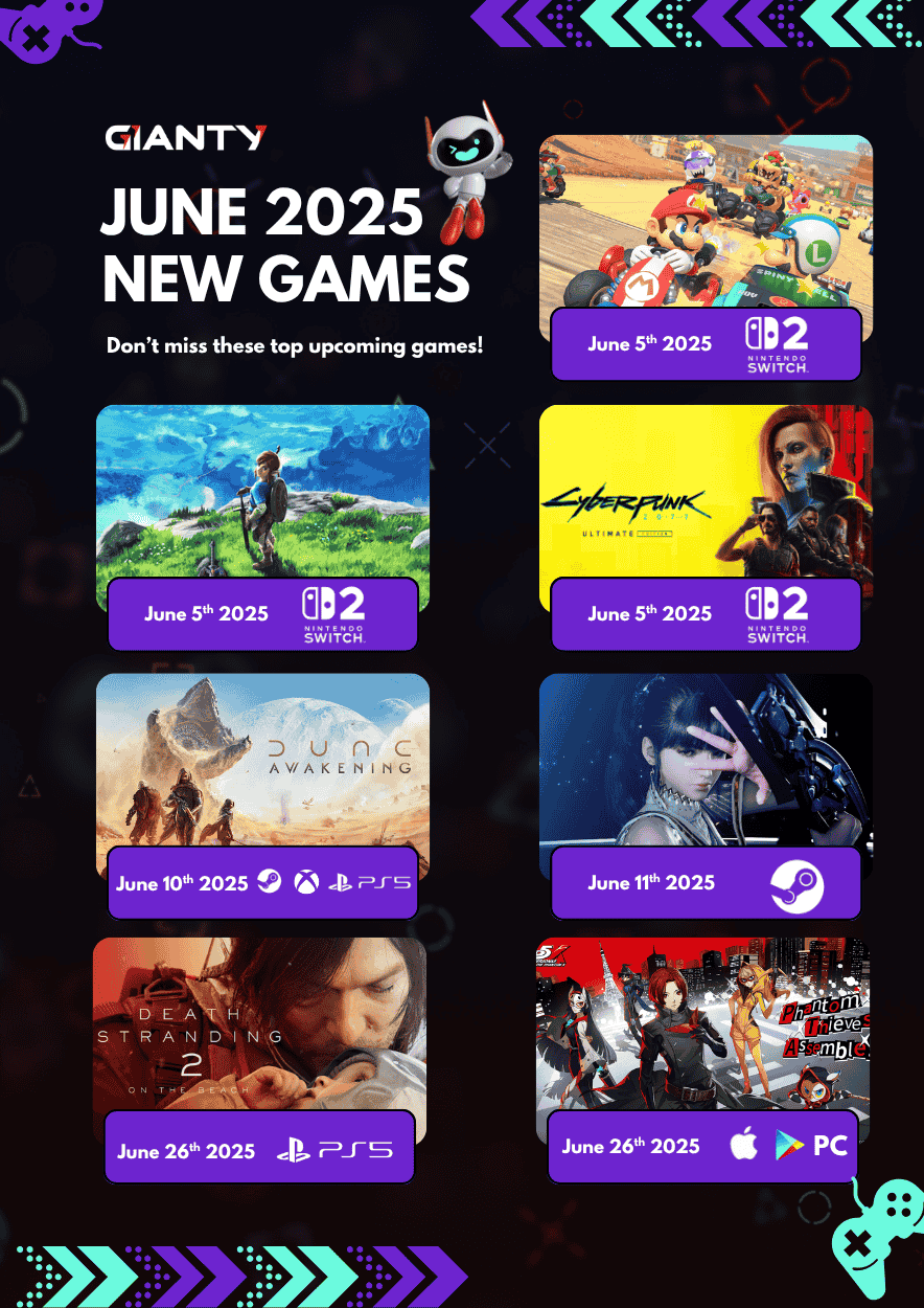 New Games in June Overview