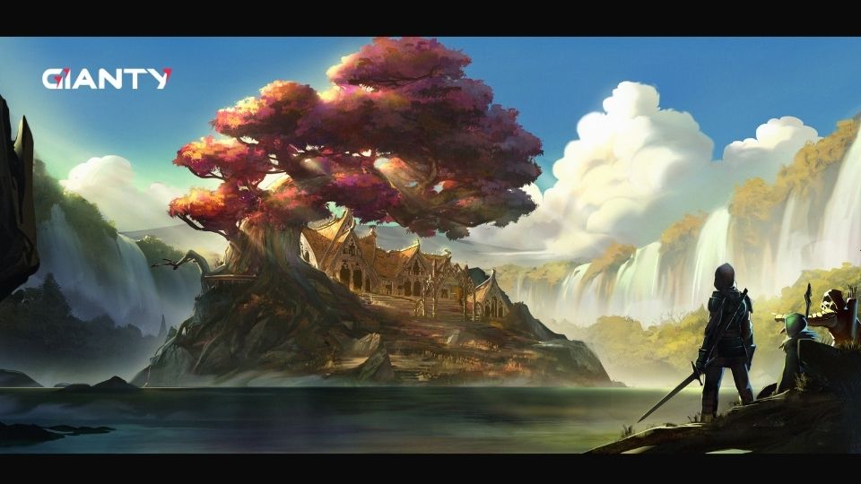 World of Cryptia’s background by GIANTY