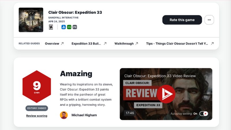 Clair Obscur Review