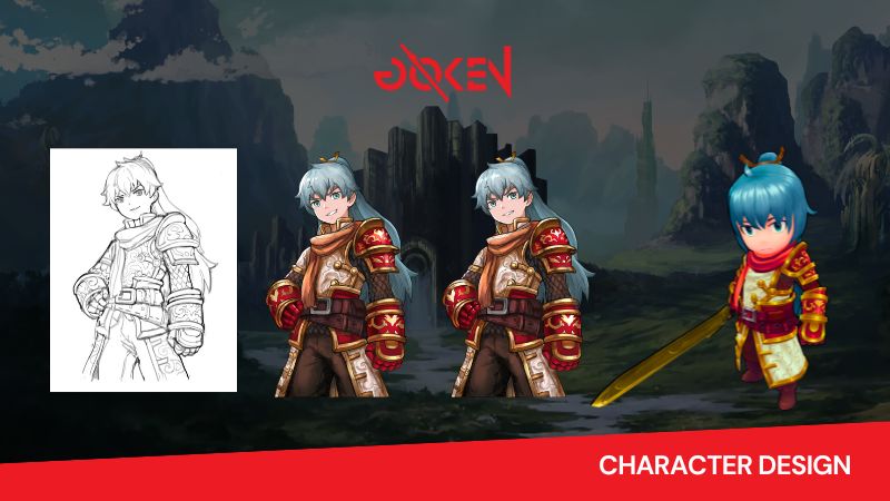 Goken Character Designs