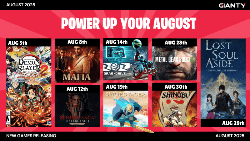 New games in August overview