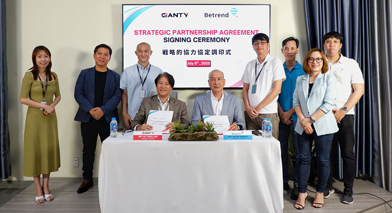 GIANTY and Betrend strategic partnership signing ceremony in Ho Chi Minh City, Vietnam