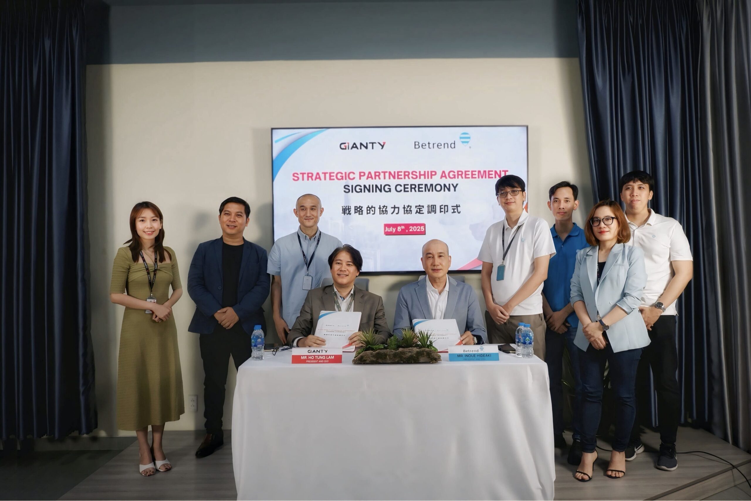 Strategic partnership signing ceremony in Ho Chi Minh City, Vietnam