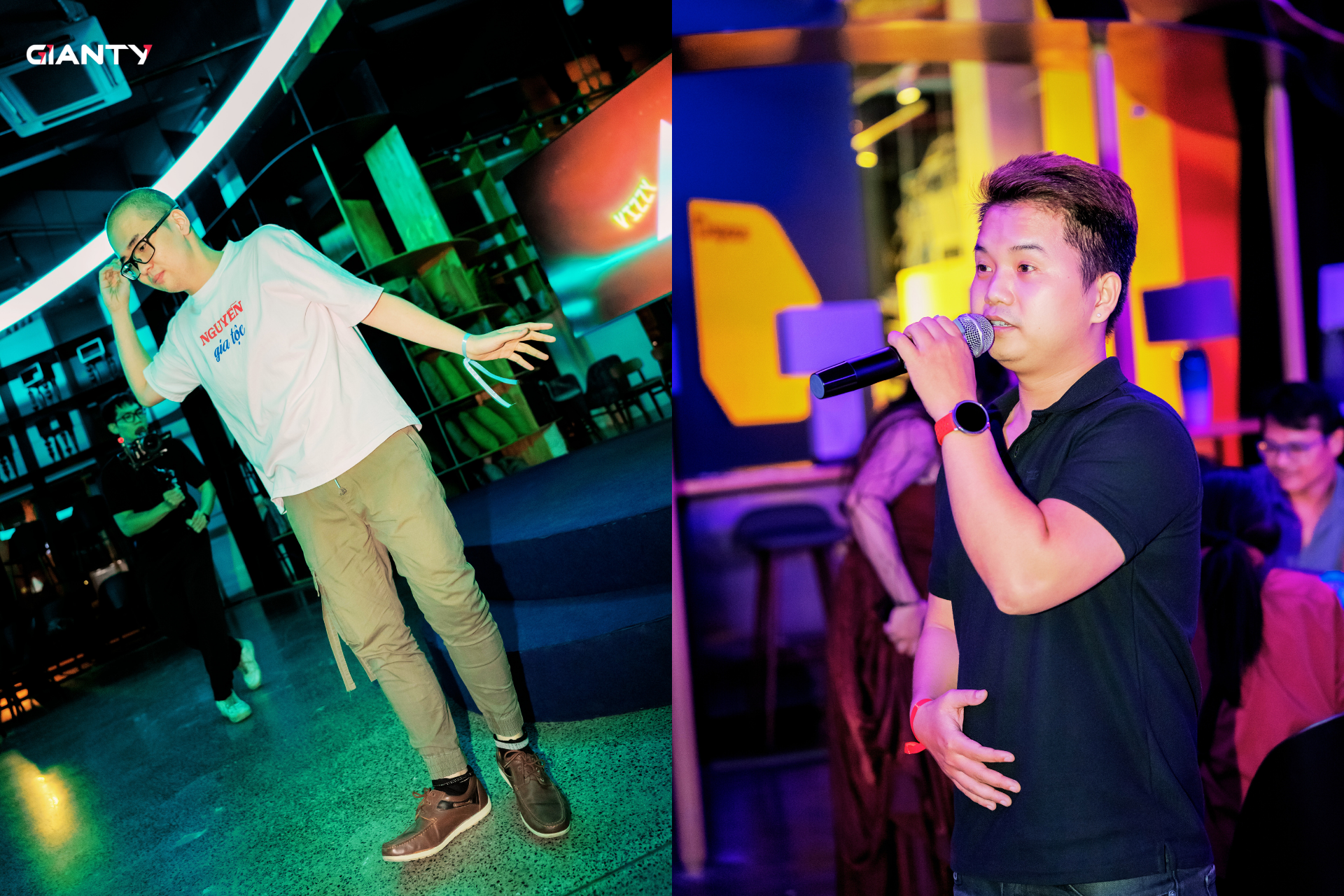 Two lively performances by GIANTIERs turned up the energy and warmed up the atmosphere at the YEP.