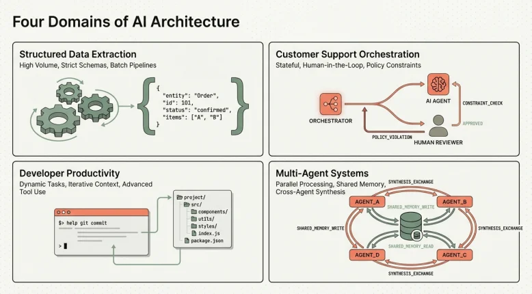 Four domains of AI Architecture